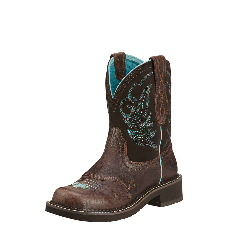 Ariat Womens Fatbaby Heritage Dapper Western Boots - Royal Chocolate