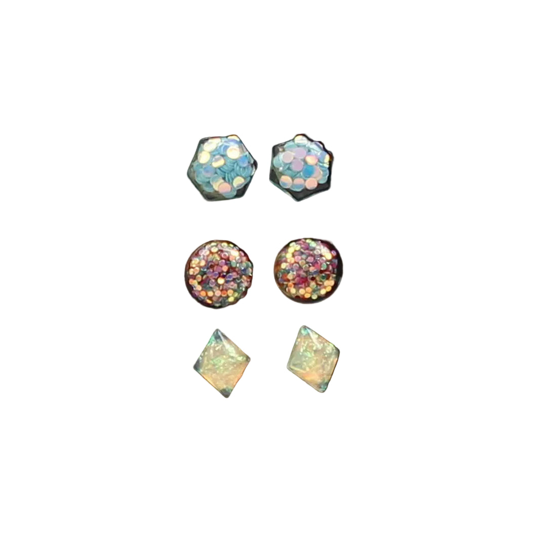 Blazin Roxx Glitter Studs Set