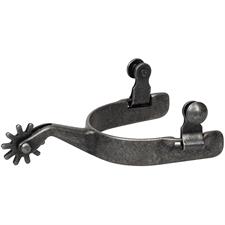 Weaver Men's Cutting Rowel Spur - Black
