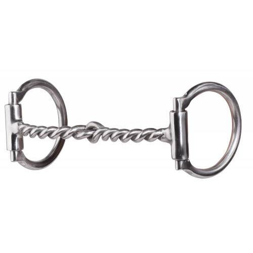 Professional's Choice D Ring Twisted Wire Snaffle Bit