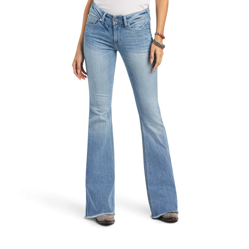 Ariat Womens REAL Perfect Rise Flare Jeans
