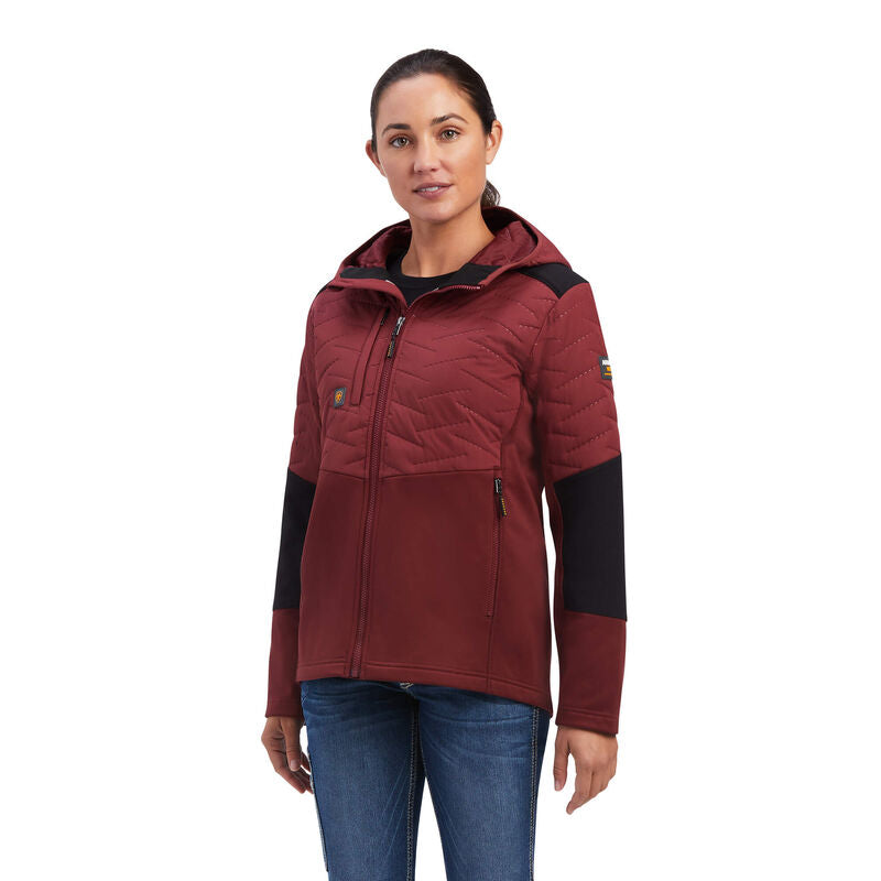 Ariat Womens Rebar Cloud 9 Insulated Jacket - Port