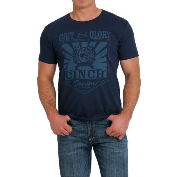Cinch Mens SS Tee Navy *FINAL SALE*