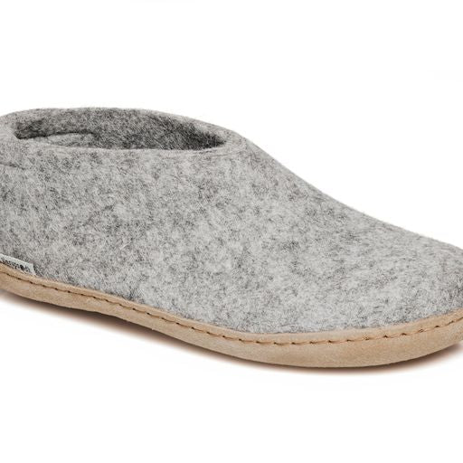 Glerups Leather Sole Shoes - Grey