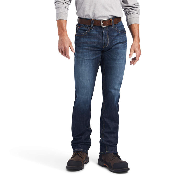 **Ariat Men's FR M5 Straight Duralight Stretch Basic Straight Leg Jean - Lassen - Irvine Tack & Western Wear