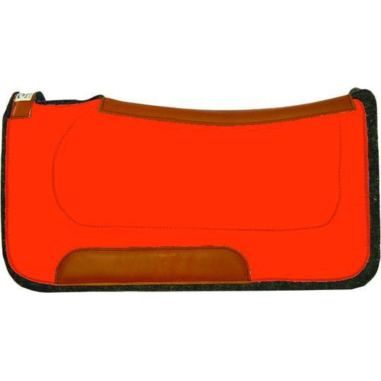 Orange saddle pad western sale