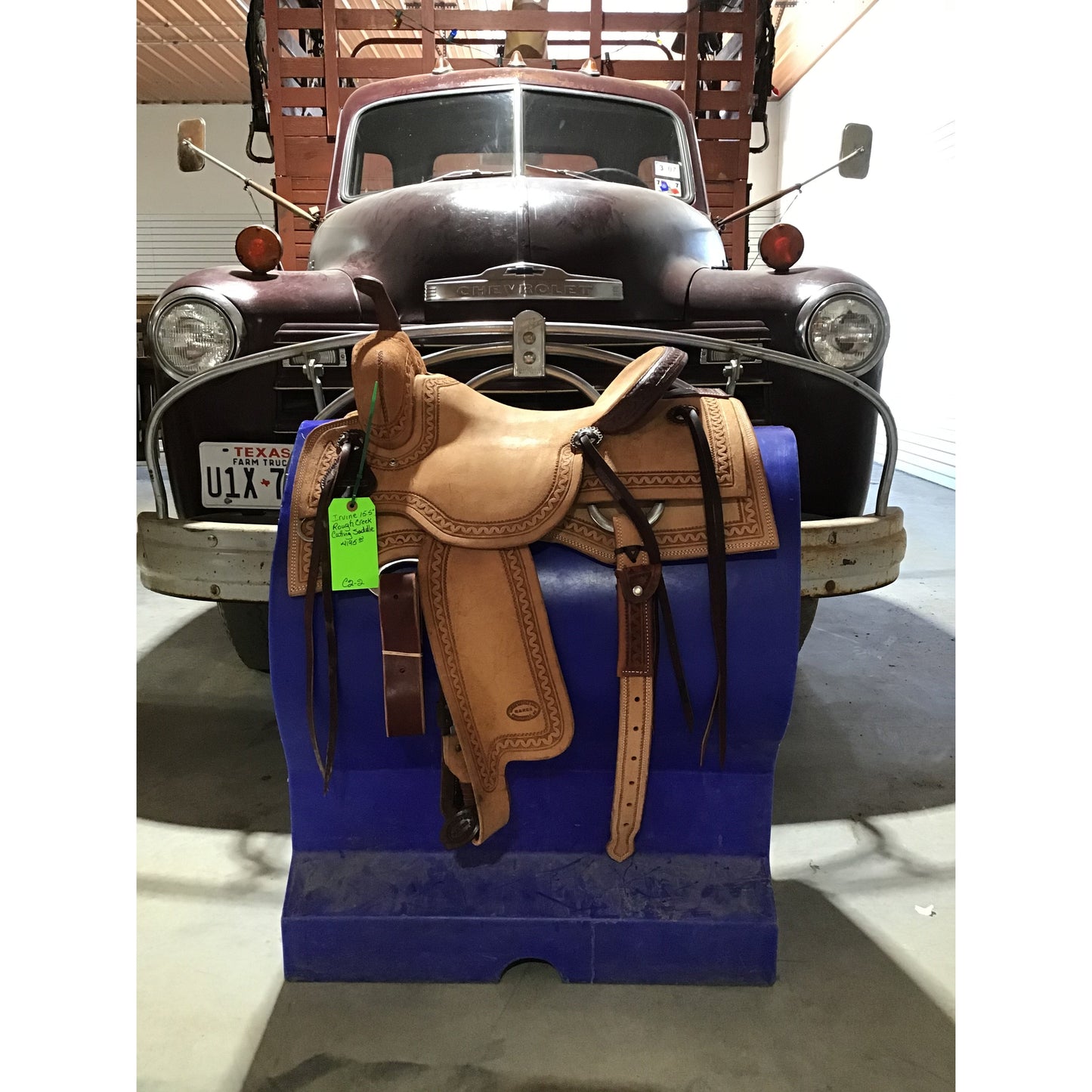 Irvine Rough Creek Custom 15.5" Cutting Saddle