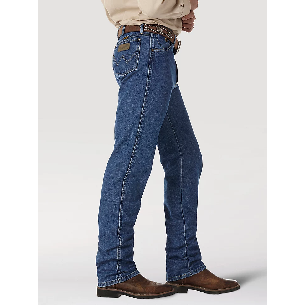 Wrangler Men's George Strait Cowboy Cut Jeans - Heavyweight Stone Denim