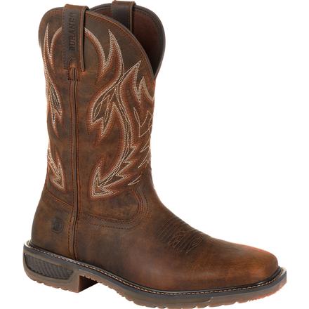 Durango Men's Workhorse Western 11 Inch Work Boot - Prairie Brown