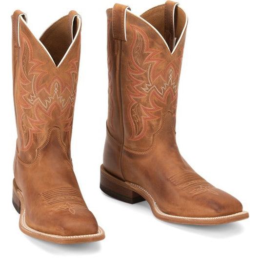 Justin Boots Men's Austin - Distressed Cognac