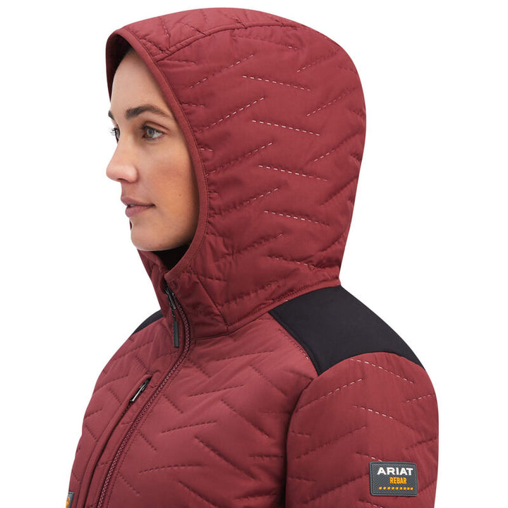 Ariat Womens Rebar Cloud 9 Insulated Jacket - Port