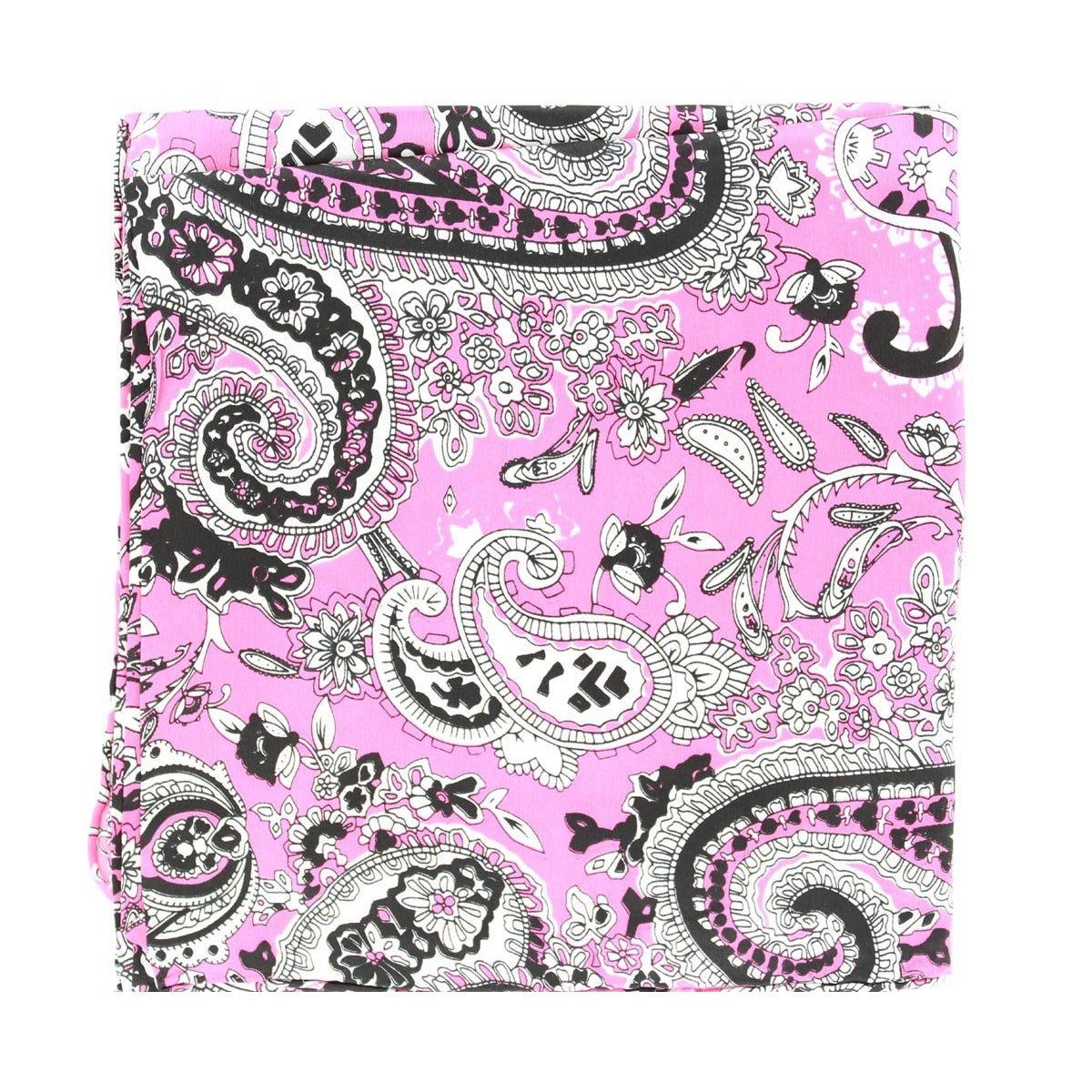 WIld Rag Paisley Patterned  33x33 Hot Pink
