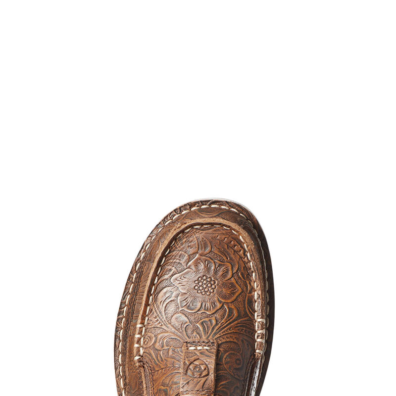 Ariat Women's Cruiser Shoes - Brown Floral Embossed