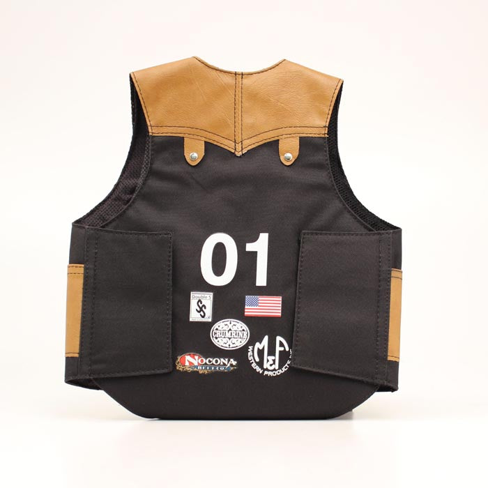 Big Time Rodeo Youth Bull Rider Vest - Black