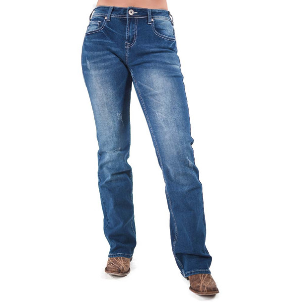 Cowgirl Tuff Women's Right On II Jeans - Medium Wash