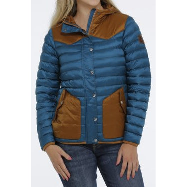 Cinch Womens Quilted Jacket - Teal