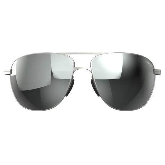 BEX Nova Sunglasses - Matte Silver/Gray (Silver Flash)
