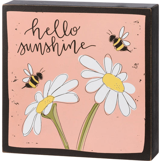 Box Sign - Hello Sunshine