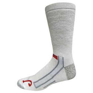 Justin Full Cushion Crew 2 pk White