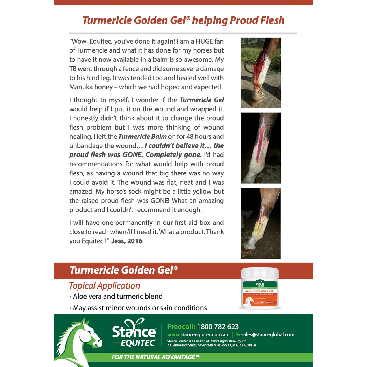 StanceEQ Tumericle Golden Gel