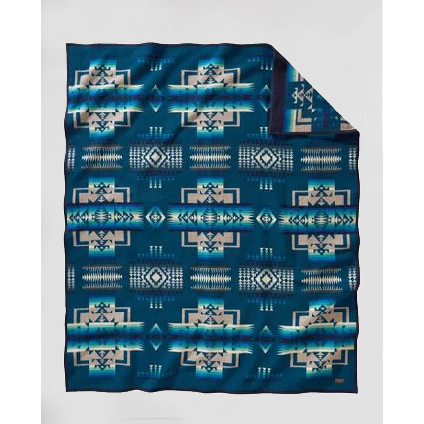 Pendleton Chief Joseph Twin Blanket - Aegean