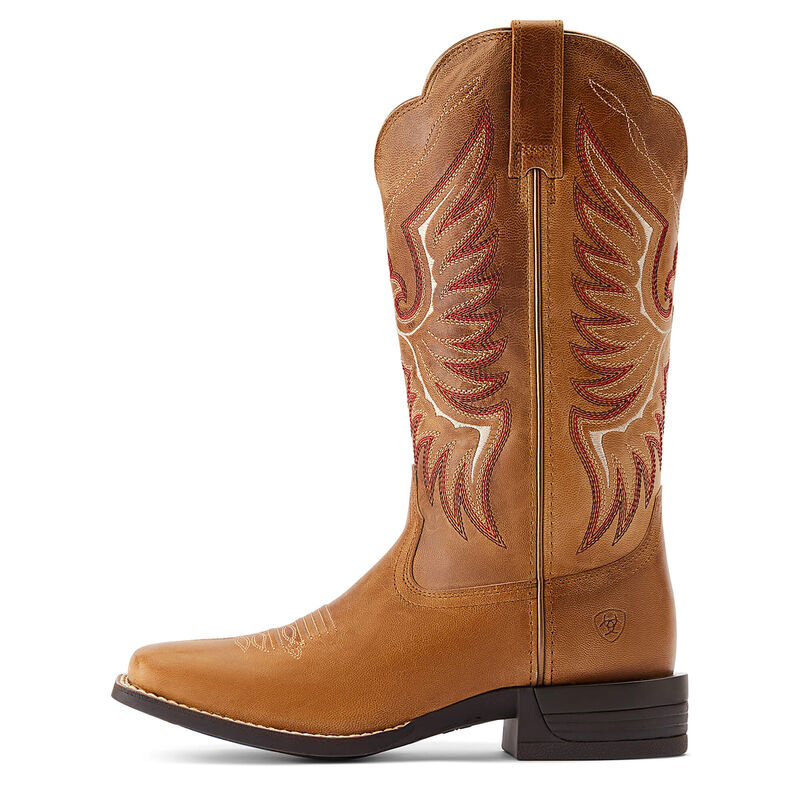 Ariat Womens Rockdale Western Boots - Almond Buff