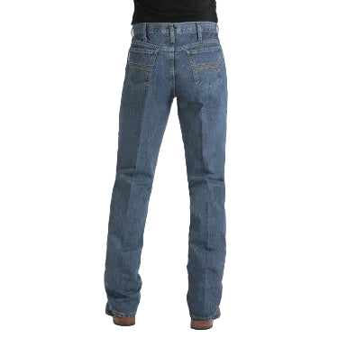 Cinch Men's Silver Label Slim Straight Jean - Medium Stonewash - Irvine Tack & Western Wear