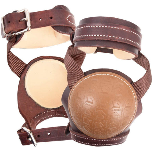 Classic Equine Leather Skid Boot Nylon