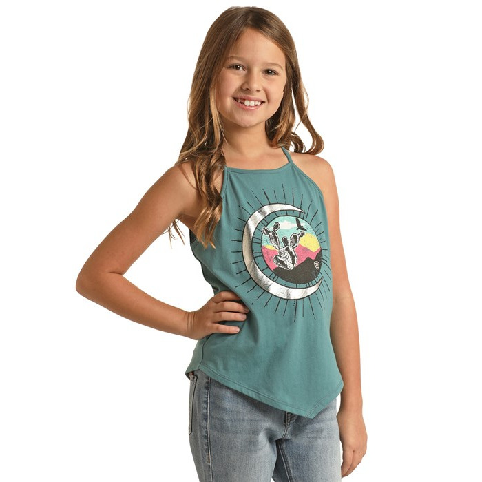 Rock & Roll Girls Tank w/Desert Graphics