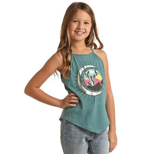 Rock & Roll Girls Tank w/Desert Graphics