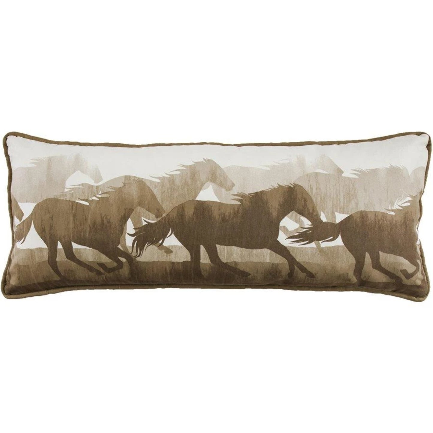 HiEnd Accents Running Horse Body Pillow, 14x36
