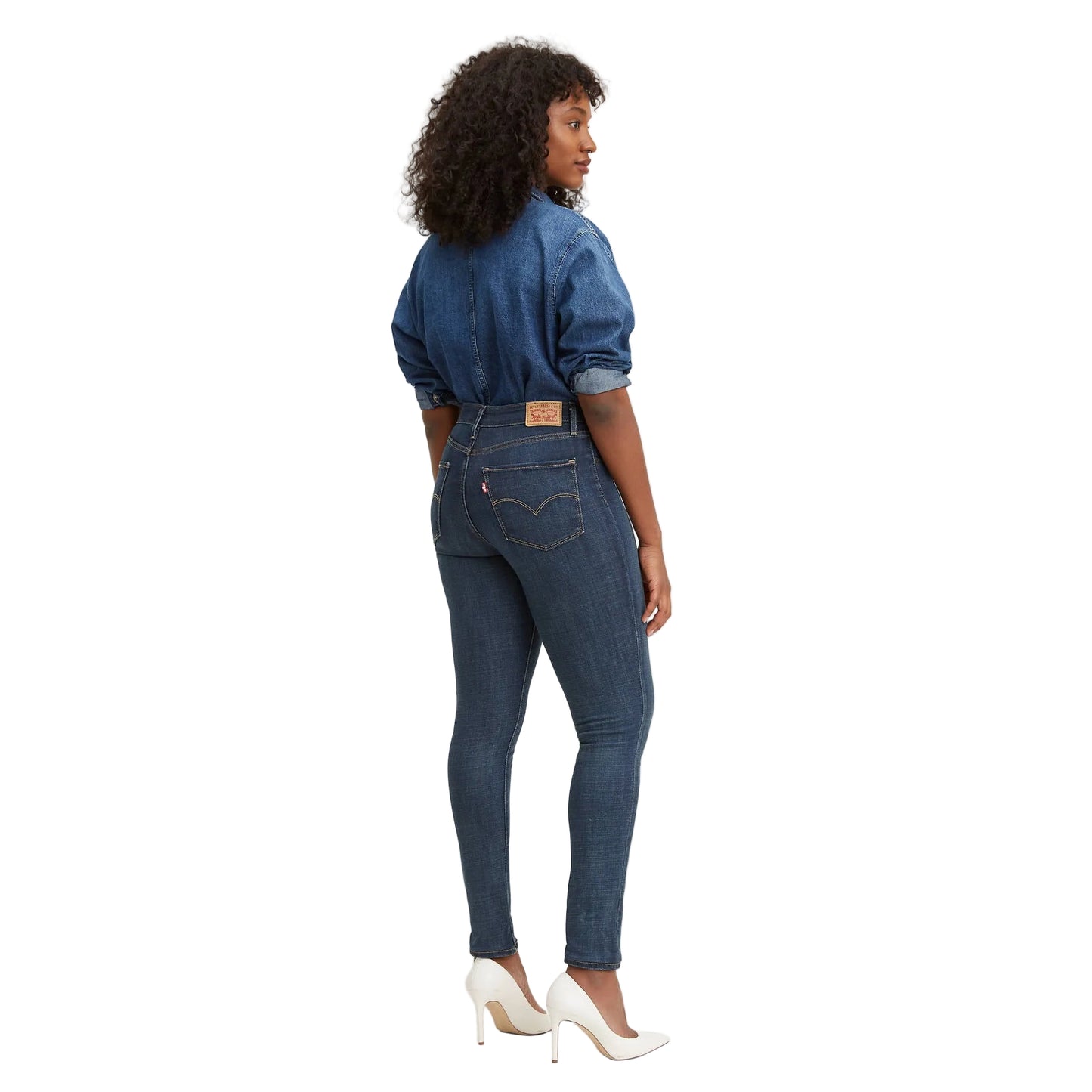 Levi Women's 721 High Rise Skinny Jeans - Blue Story (Dark Wash)