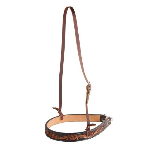 Professional's Choice Noseband - Black Floral Roughout
