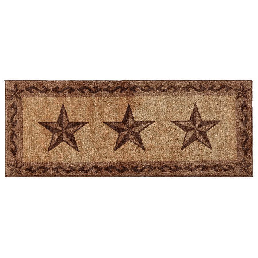 HiEnd Accents Star Kitchen & Bath Rug 24" x 60" - Irvine Tack & Western Wear