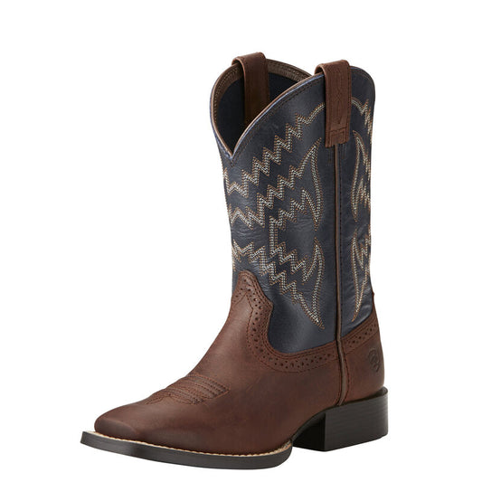 Ariat Youth Tycoon Western Boots - Brazen Brown