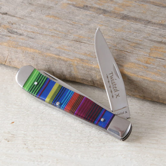 Twisted X Knife 3 1/4" SS Blade Southwest Design Handle