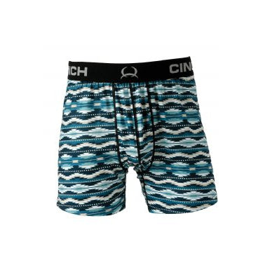 Cinch Men's Aztec Loose Fit Boxers - Teal
