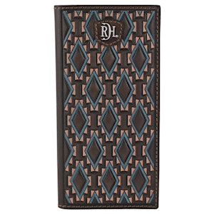 Red Dirt Rodeo Wallet - Southwest Diamond Pattern