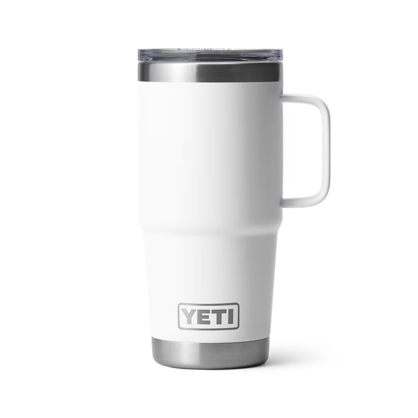 YETI Rambler 591 mL Travel Mug with StrongHold Lid - White