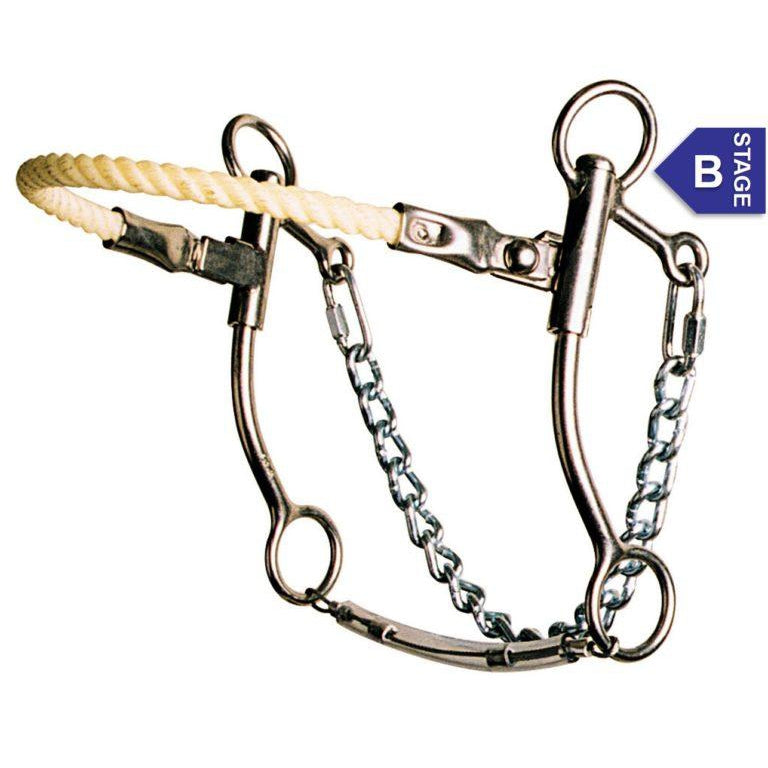 Reinsman Jim Warner Rope Hackamore Bit
