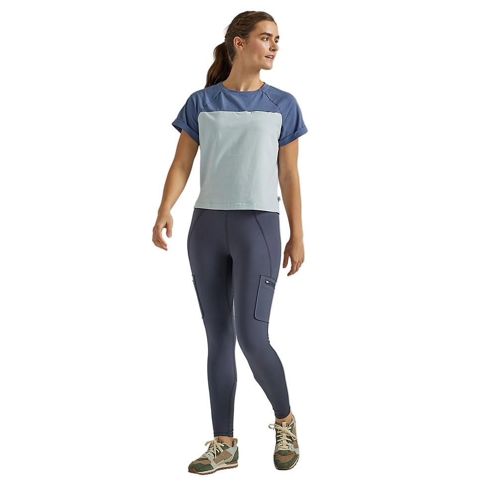 ATG By Wrangler Women's Compass Tee - Vintage Indigo