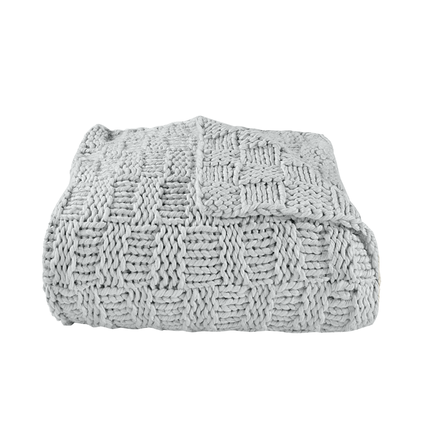 Hiend Accents Hand Knitted Chess Throw  50 x 60