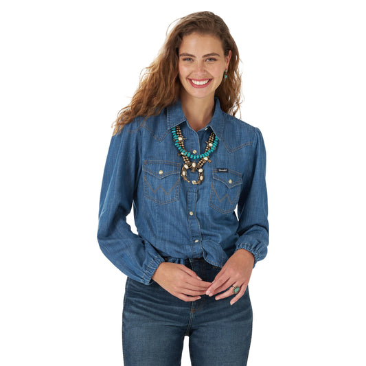 Wrangler Women's Retro Woven Top