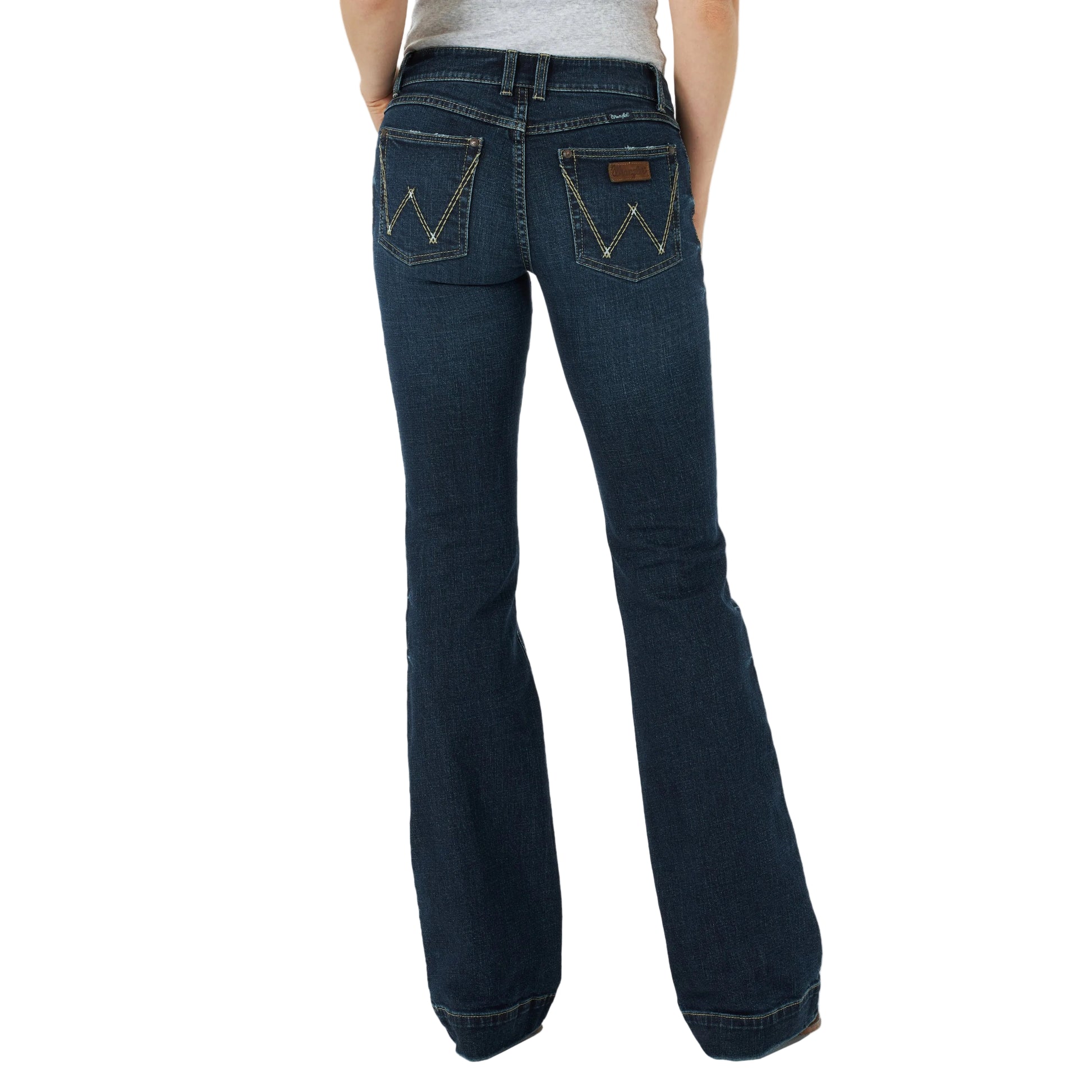Wrangler Women's Retro Mae Mid Rise Trouser Jeans - Samantha - Irvine Tack & Western Wear