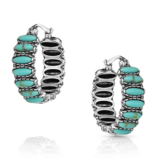 Montana Silversmith Turquoise Run Earrings