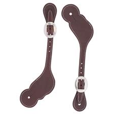 Weaver Leather Working Cowboy Spur Straps - Golden Chestnut