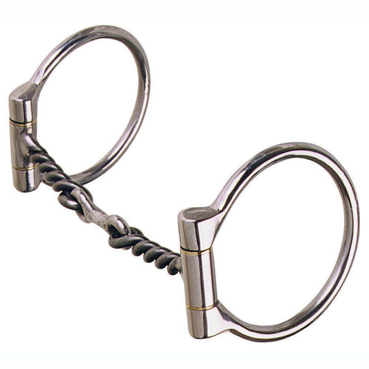 Reinsman Offset D 3-Piece Twisted Dogbone Snaffle Bit - Irvine Tack & Western Wear