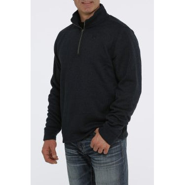 Cinch Mens 1/4 Zip Sweater  Navy *FINAL SALE*
