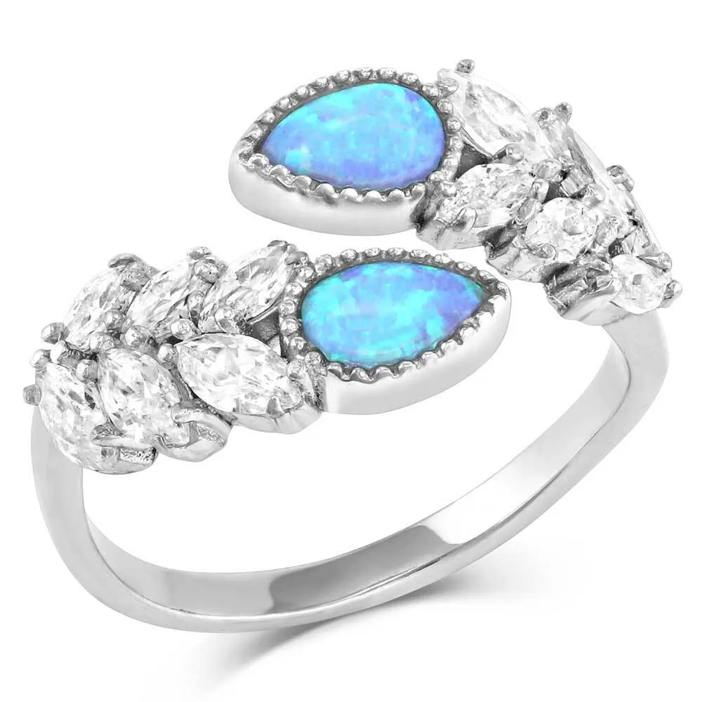 Montana Silversmith Mystic Falls Opal Crystal Ring