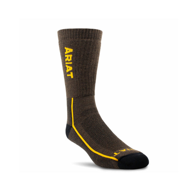 Ariat Performance Series Midweight Merino Wool Crew Socks